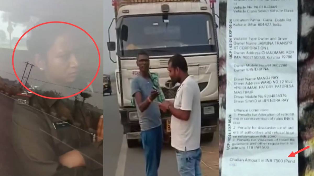 ಹೈವೇಯಲ್ಲಿ RTO ಮೇಡಂ ದೌರ್ಜನ್ಯ - ದುಡ್ಡು ಕೊಡದಿದ್ದಕ್ಕೆ ಡ್ರೈವರ್‌ಗೆ ಬಿತ್ತು ಬರೋಬ್ಬರಿ 7500 ರೂ. ಚಲನ್!!