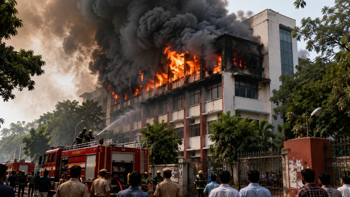Fire Accident - ಬೆಂಗಳೂರಿನ ಖಾಸಗಿ ಶಾಲೆಯೊಂದರಲ್ಲಿ ಸಂಭವಿಸಿದ ಭೀಕರ ಅಗ್ನಿ ಅವಘಡ; ತಪ್ಪಿತು ಭಾರಿ ಅನಾಹುತ!