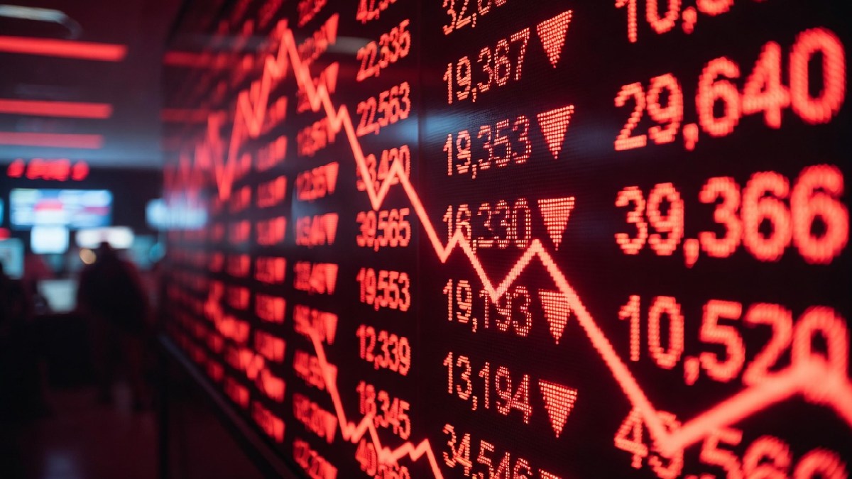 Sensex Crashes 1,310 Points, Nifty Slips Below 23,820 Amid Massive Market Selloff