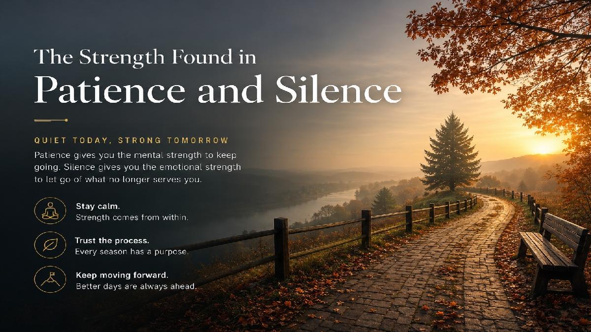 In a Noisy World, Silence Becomes Strength