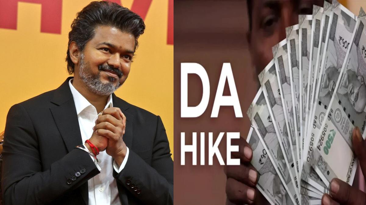Tamil Nadu CM Vijay Hikes Dearness Allowance to 60% for Government Staff and Teachers