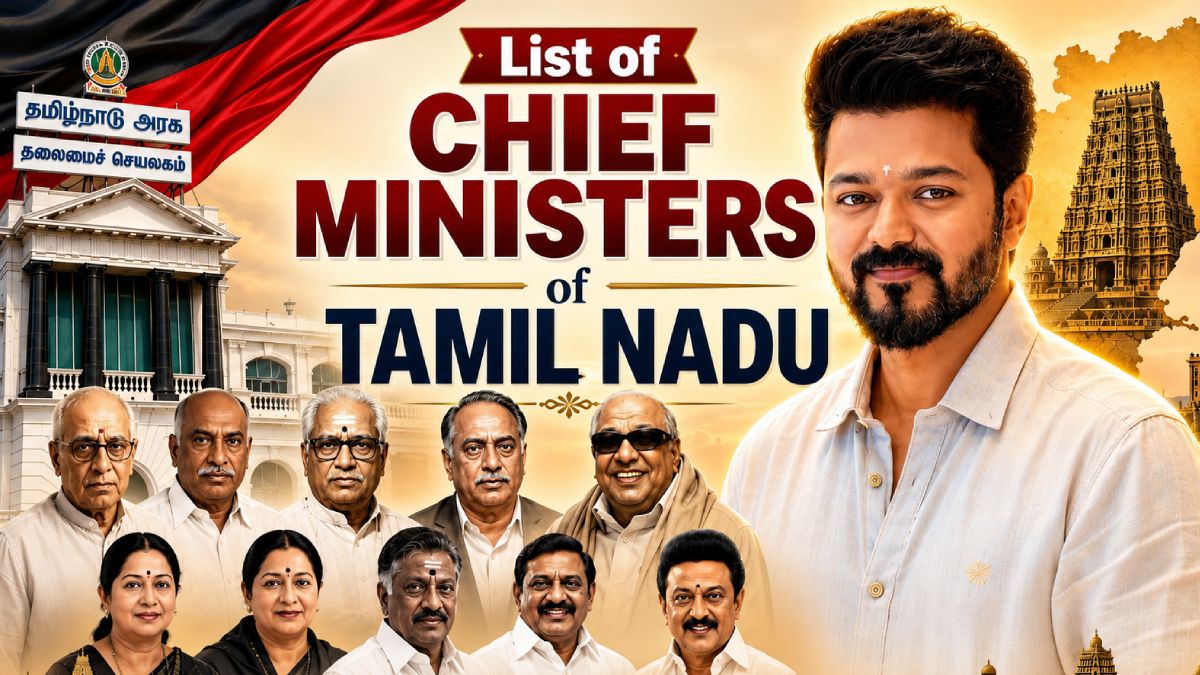 Tamil Nadu Ministers List 2026 – Complete Names and Constituencies