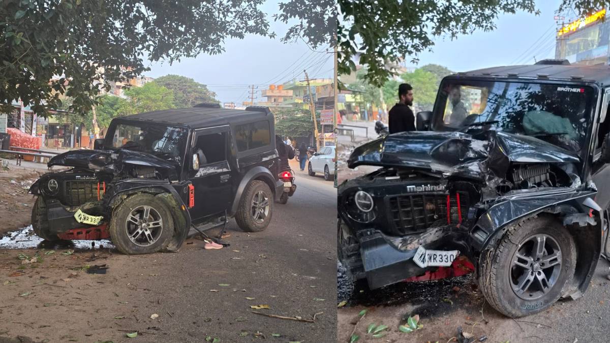 ಬ್ರೇಕಿಂಗ್ ನ್ಯೂಸ್ -  ದೊಡ್ಡಬಳ್ಳಾಪುರದಲ್ಲಿ ಭೀಕರ ಅಪಘಾತ - ನಜ್ಜುಗುಜ್ಜಾದ ಥಾರ್ ಕಾರು!