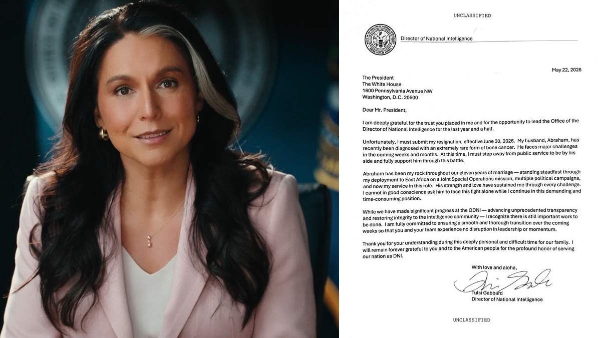 Tulsi Gabbard Resigns as Trump’s DNI | Photo Credit: https://x.com/TulsiGabbard
