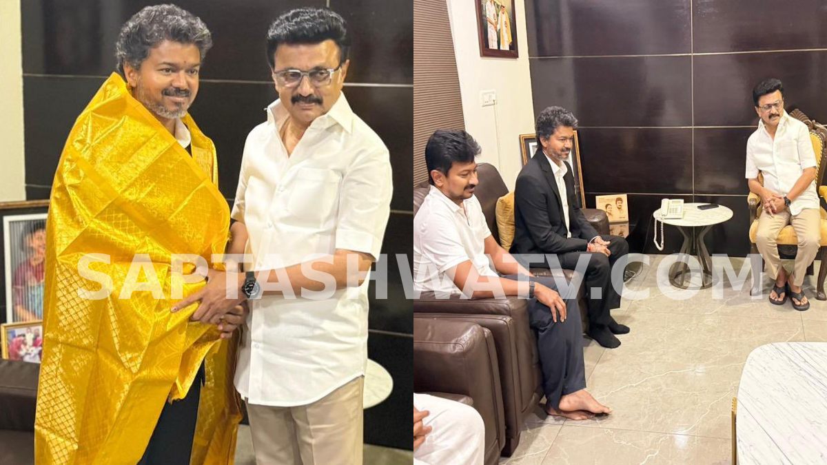Tamil Nadu CM Joseph Vijay Meets MK Stalin Days After Landslide Assembly Election Victory