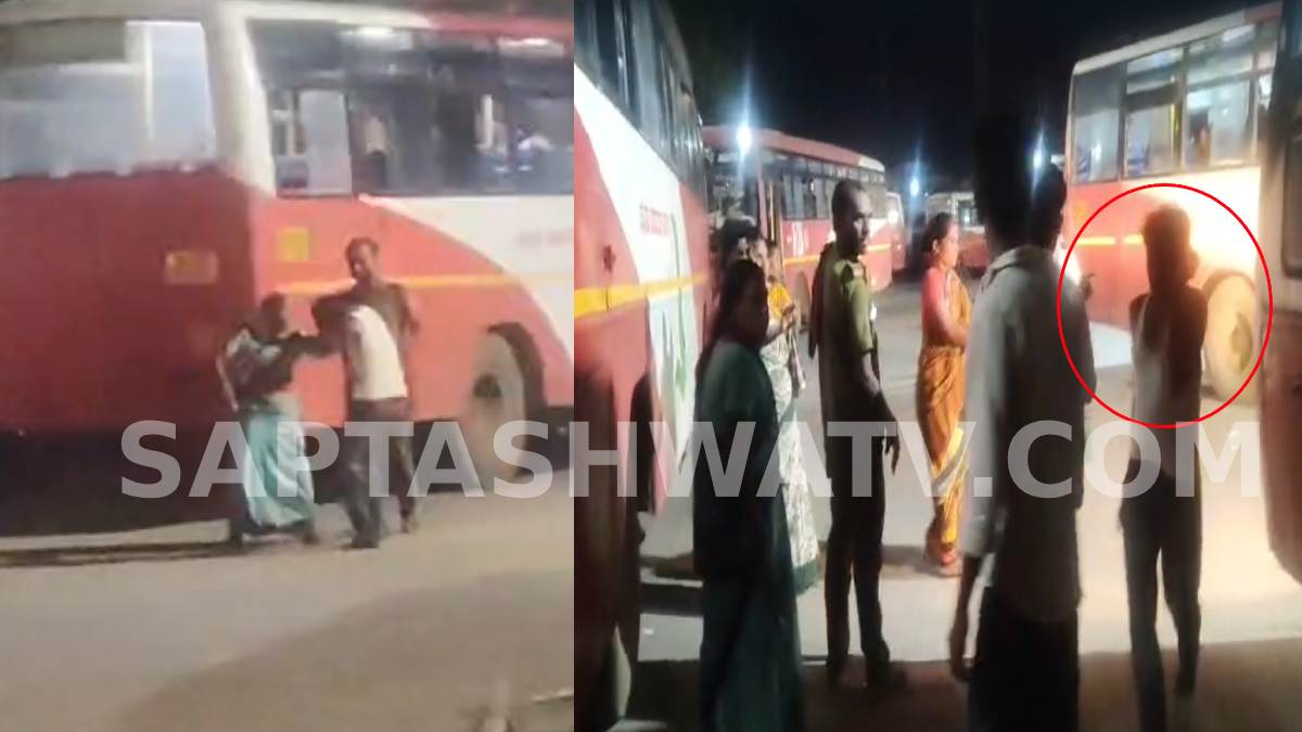 Raichur: Woman Slaps Harasser With Slipper at Lingasugur Bus Stand