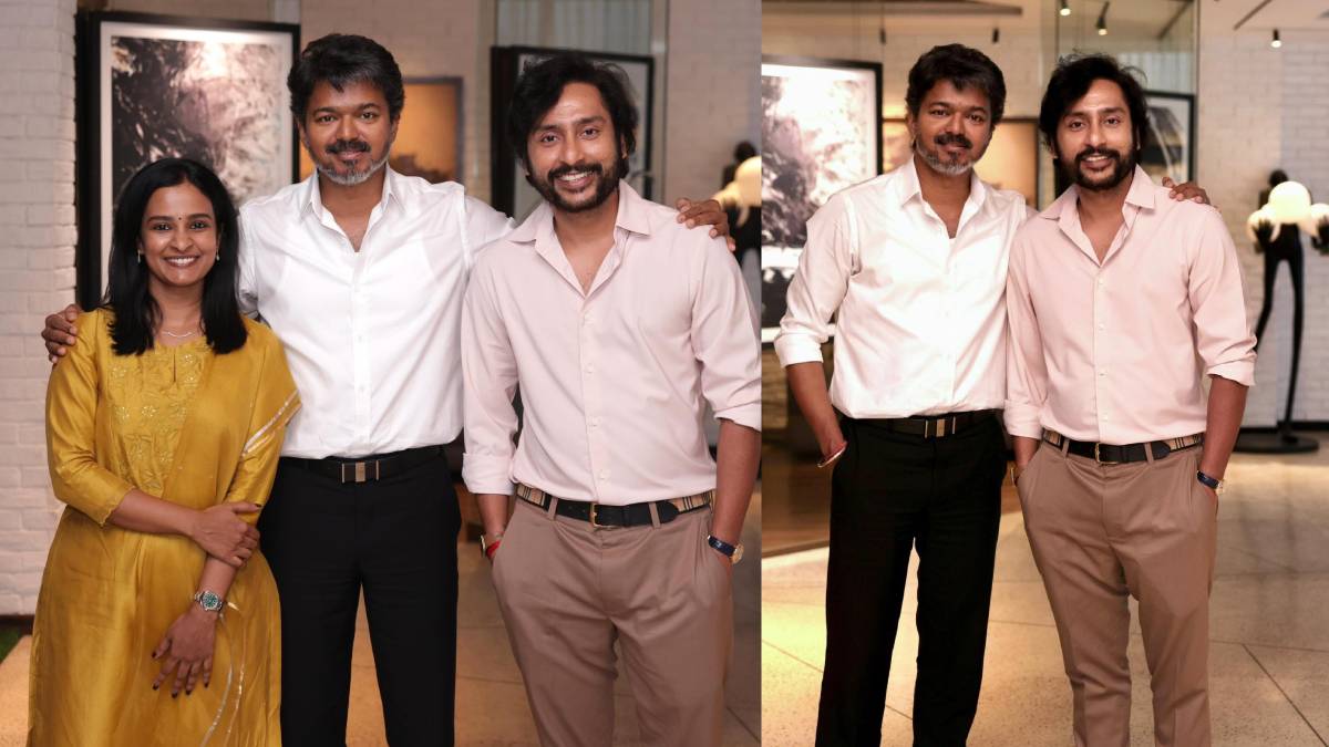 RJ Balaji Meets Tamil Nadu CM Joseph Vijay, Reveals Suriya's 'Karuppu' Was Initially Narrated to Him