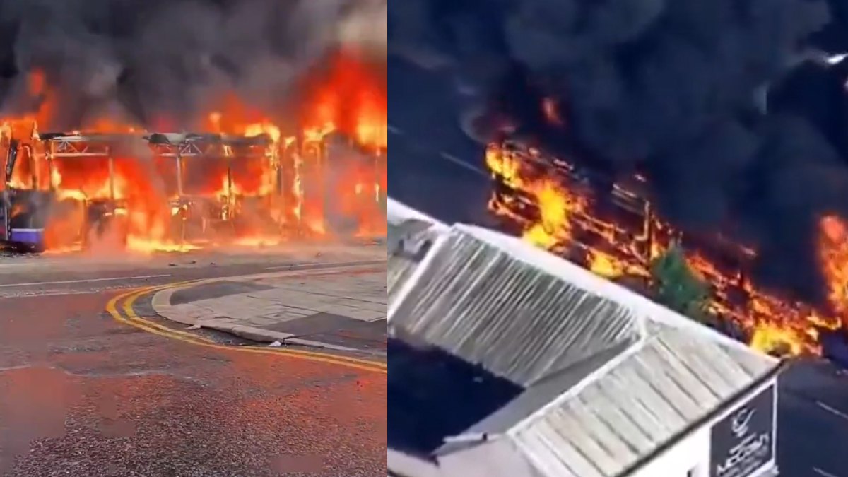 Belfast Unrest: Bus Set Ablaze as Stabbing Sparks Anti-Migration Protests
