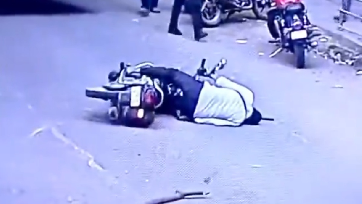 Bengaluru Horror: CCTV Captures Tree Branch Crushing Biker, Man Battles for Life in Coma