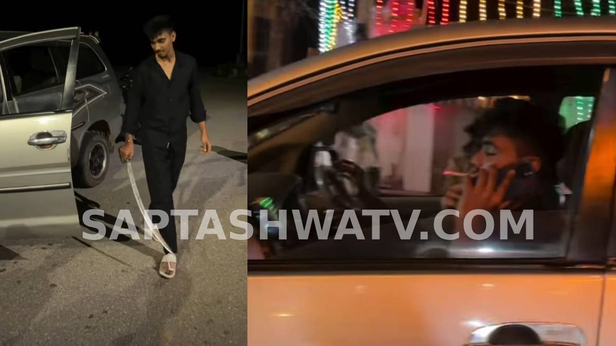 ಚಿಕ್ಕಮಗಳೂರಿನಲ್ಲಿ ರೌಡಿ ಸ್ಟೈಲ್ ಬರ್ತ್‌ಡೇ ಹೈಡ್ರಾಮಾ - ತಲ್ವಾರ್‌ನಿಂದ ಕೇಕ್ ಕಟ್ ಮಾಡಿದ ಯುವಕನಿಗೆ ಖಾಕಿ ಶಾಕ್!!