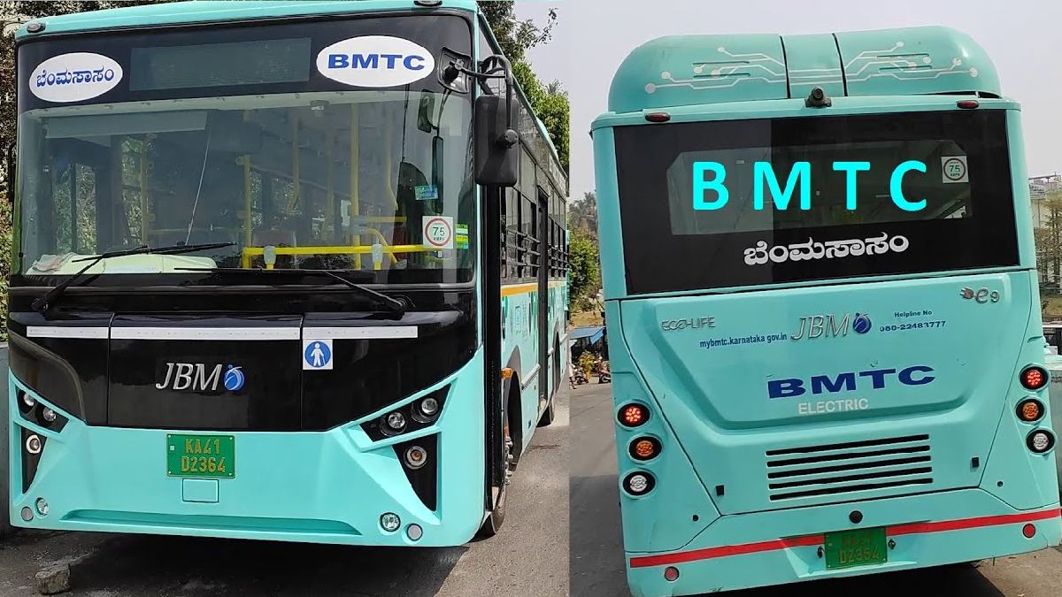 BMTC Electric Bus Accident in Bengaluru: Pedestrian Dies Near Manganahalli Cross