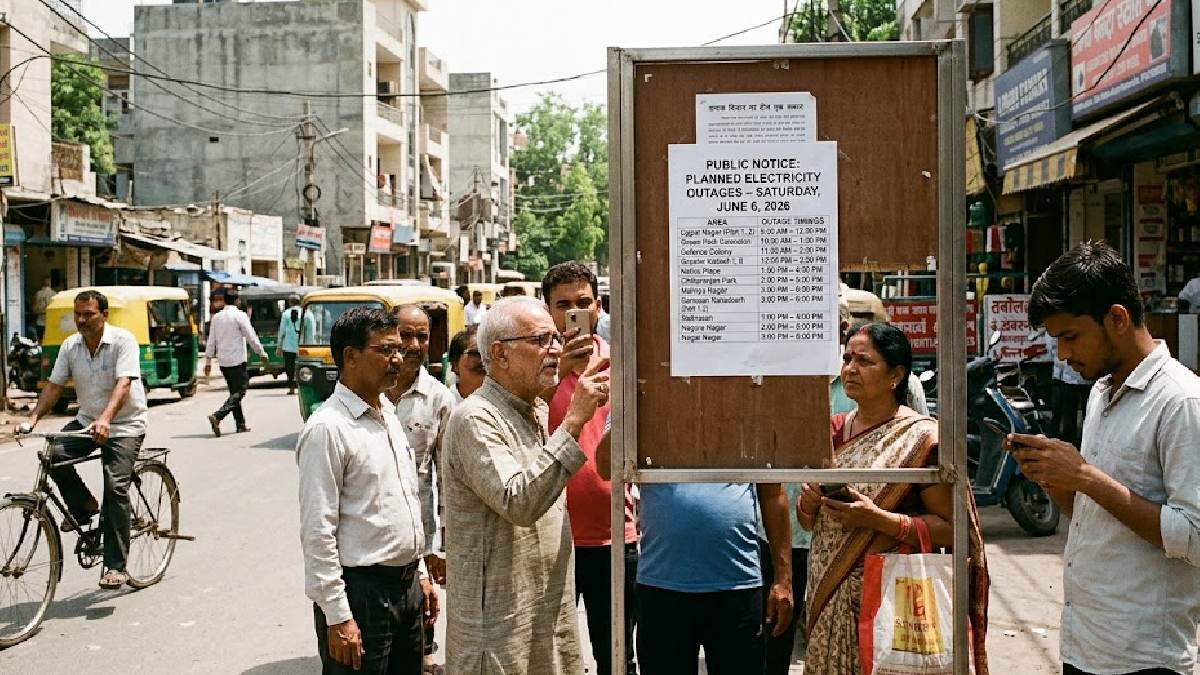 Delhi Power Cut June 6: Area-Wise Power Outage Timings and Affected Localities