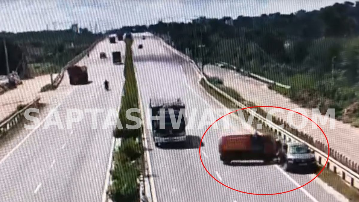 Devanahalli Accident: Chain-Reaction Crash on NH-648 Injures Bike Rider Near Savakanahalli