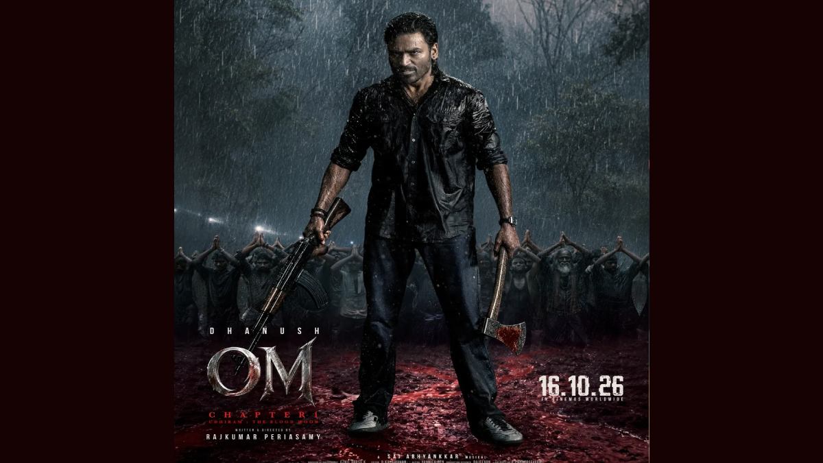Dhanush's New Film Titled 'OM'; First Glimpse Creates Massive Buzz Among Fans