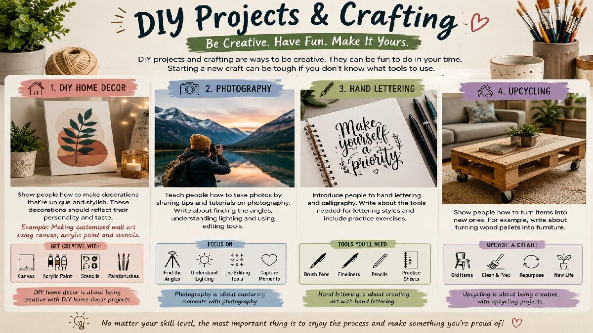 DIY Projects and Crafting Ideas