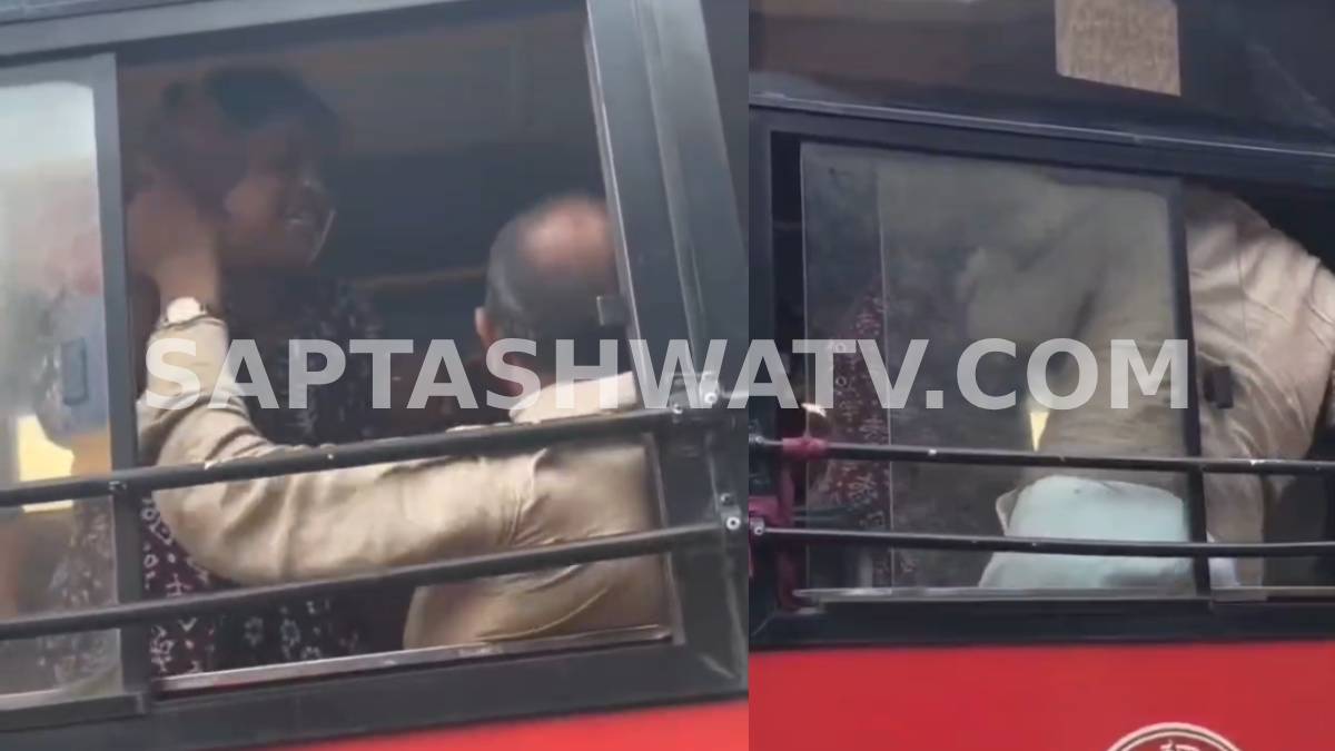 ಭಾಲ್ಕಿ: ಬಸ್ ಸೀಟಿಗಾಗಿ ಮಹಿಳೆ-ಪುರುಷನ ಜಗಳದ ವಿಡಿಯೋ ವೈರಲ್