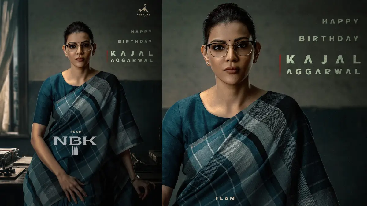 Kajal Aggarwal’s NBK111 First‑Look Poster Unveiled on Her 41st Birthday