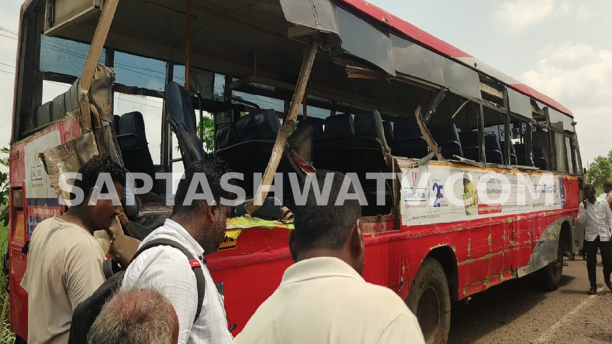 Bagalkot Accident: Two KSRTC Passengers Killed in Bus-Lorry Collision Near Bilagi