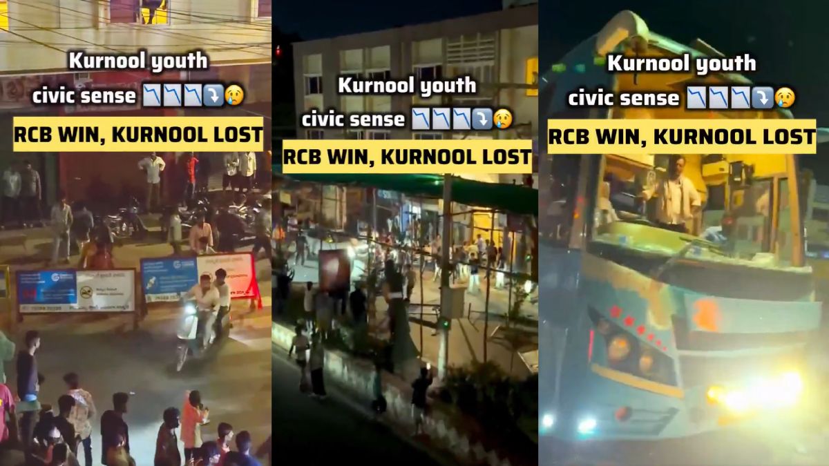 RCB’s IPL 2026 Victory Celebrations Turn Violent in Andhra Pradesh, Bus Vandalised in Kurnool