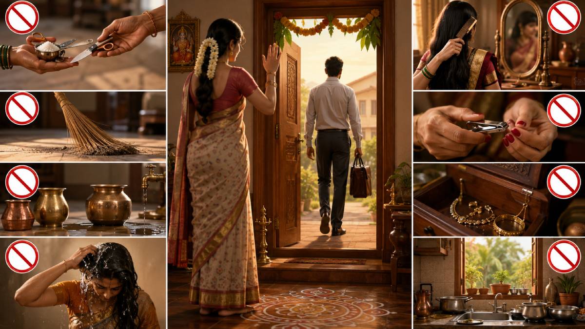 ತಕ್ಷಣವೇ ಮನೆ ಗುಡಿಸುವುದು, ನೆಲ ಒರೆಸಿದರೆ ಲಕ್ಷ್ಮಿ ದೇವಿಯ ಅನುಗ್ರಹಕ್ಕೆ ಧಕ್ಕೆ | Photo Credit: AI