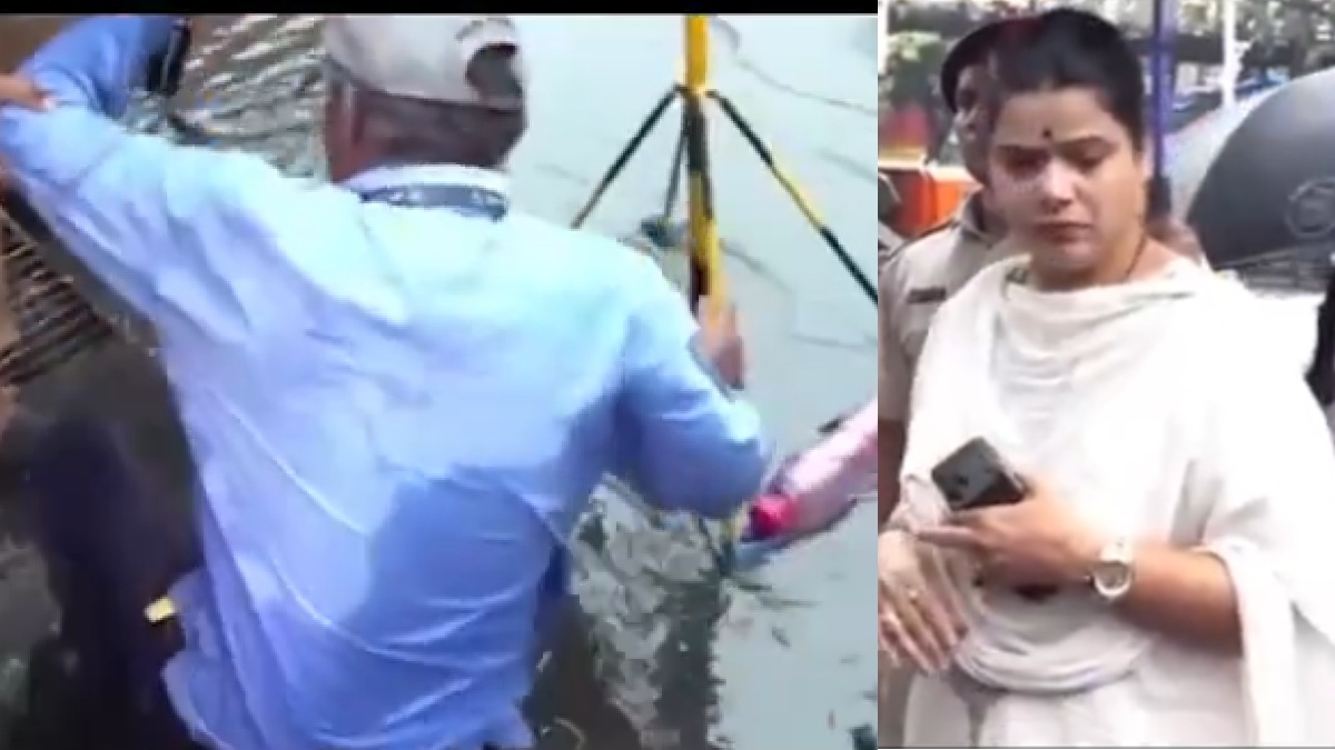 Mumbai Mayor Rebukes Officials After Worker Falls into Open Manhole During Rain Inspection