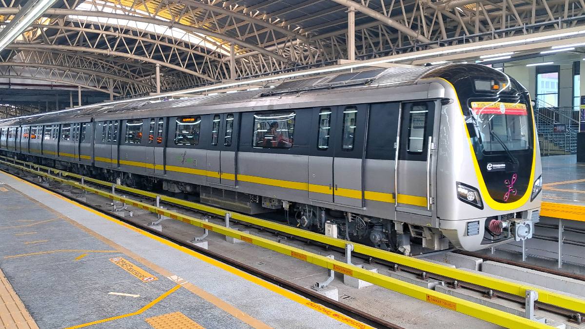 Bengaluru Metro Yellow Line | Photo Credit: https://x.com/india_plus_