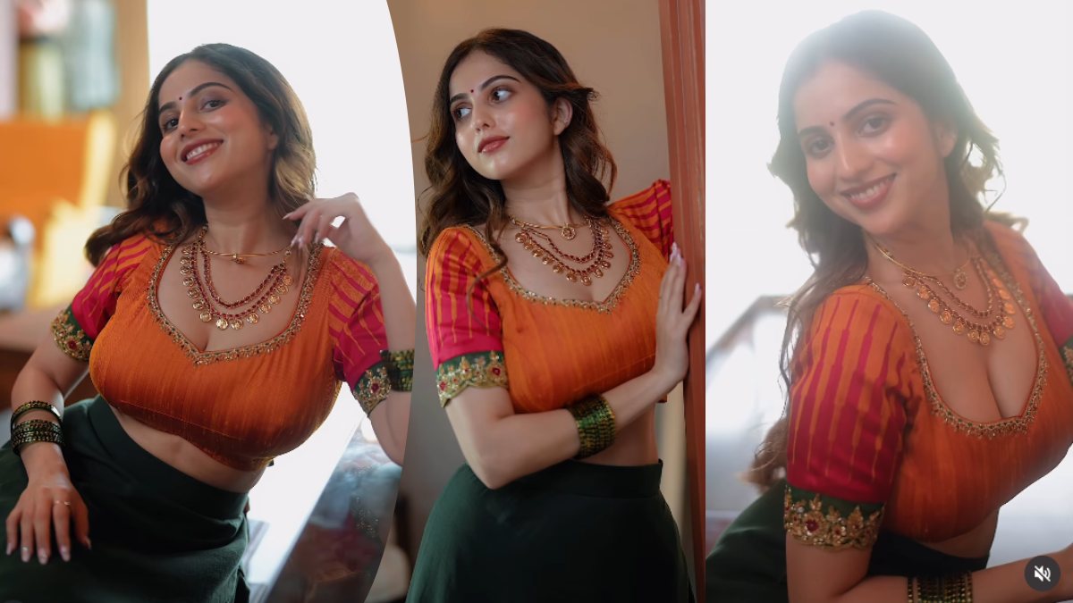 Niveditha Gowda’s Traditional Photoshoot Goes Viral, Fans Praise Her Elegant New Look
