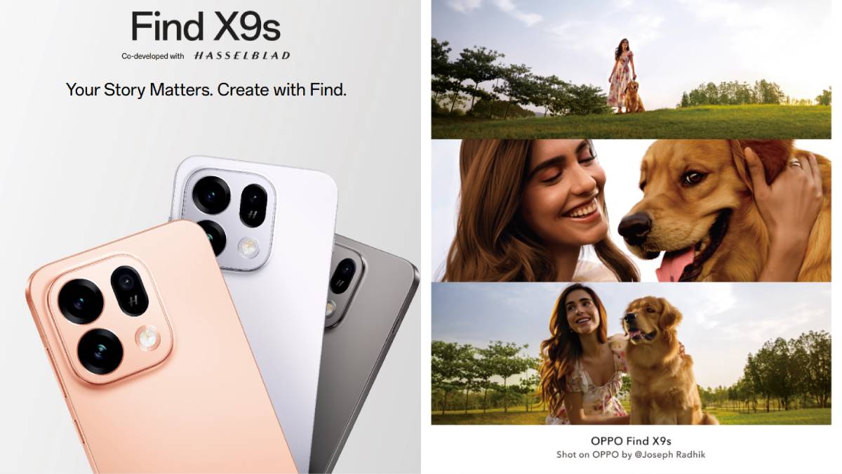 Hasselblad ಕ್ಯಾಮೆರಾ ಮ್ಯಾಜಿಕ್, 50MP ಮೂರು ಸೆನ್ಸರ್ಸ್ | Photo Credit: www.oppo.com/in/product/oppo-find-x9s.P.P1110141