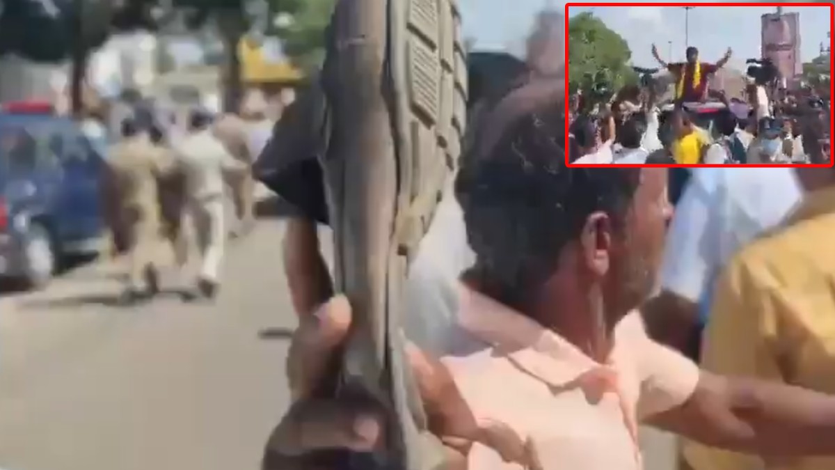 Chikkaballapur Slipper-Throwing Case: Four Arrested, FIR Against 150 in Pradeep Eshwar Incident
