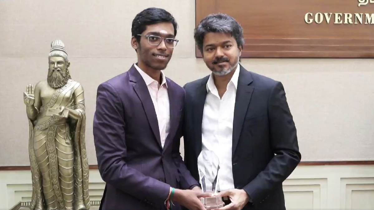 Praggnanandhaa Receives ₹50 Lakh Reward from Tamil Nadu CM