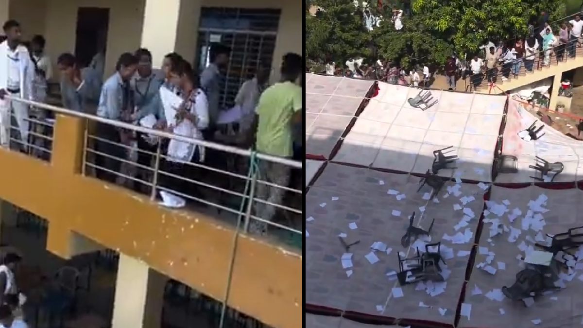 Jaipur RPMC Exam Chaos: Students Protest After Alleged Delay in Question Paper Distribution at Examination Centre