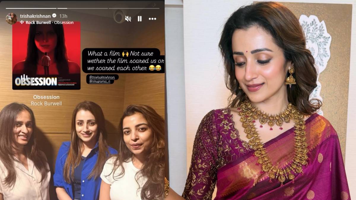 ಹಾರರ್ 'Obsession' ಸಿನಿಮಾ ನೋಡಿ ಬೆಚ್ಚಿಬಿದ್ದ ನಟಿ ತ್ರಿಶಾ - ಗ್ಲೋಬಲ್ ಬಾಕ್ಸ್ ಆಫೀಸ್ ಅಲ್ಲಾಡಿಸ್ತಿರೋ ಈ ಸಿನಿಮಾದ ಕಥೆ ಏನು ಅಂದರೆ!!