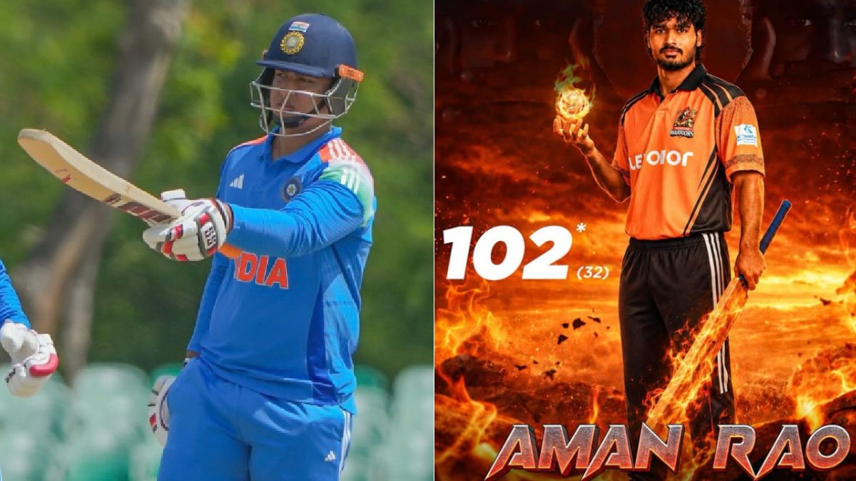Aman Rao Breaks Indian T20 Record as Vaibhav Sooryavanshi Closes in on Sachin Tendulkar’s Historic Milestone
