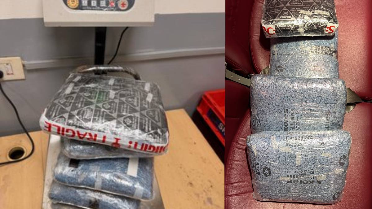 Delhi Airport Customs Foil Drug Smuggling Attempt, Seize 6.37 Kg of Suspected Hydroponic Weed