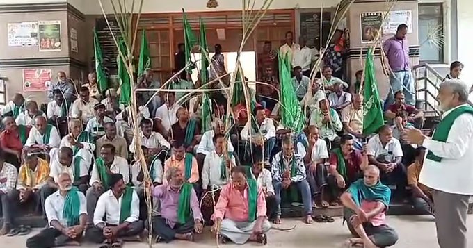 ರೈತರ ತಾಳ್ಮೆ ಪರೀಕ್ಷಿಸಬೇಡಿ - ನೀರು ಬಿಡದಿದ್ದಲ್ಲಿ ಬೃಹತ್ ಪ್ರತಿಭಟನೆಯ ಮುನ್ಸೂಚನೆ ನೀಡಿದ ಡಾ. ನವೀನ್‍ಕುಮಾರ್!!