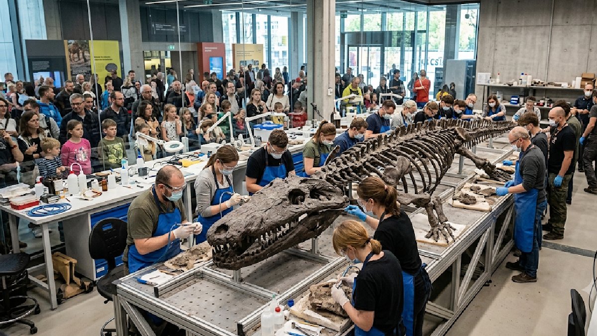 2,000 Volunteers Bring Ancient Predator Back to Life Through Historic Fossil Restoration