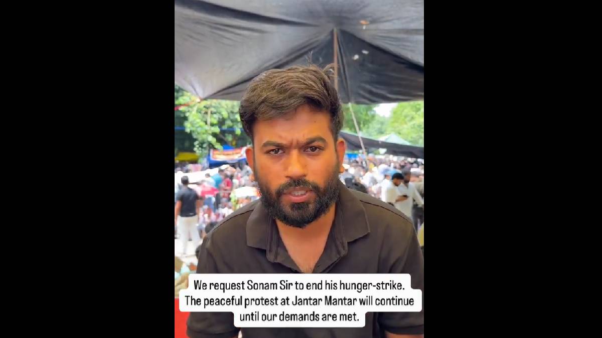 Abhijeet Dipke Urges Sonam Wangchuk to End Hunger Strike, Says Jantar Mantar Protest Will Continue