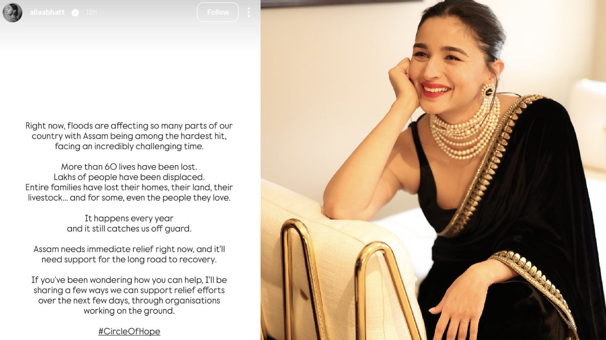 Alia Bhatt appeals for Assam flood relief support on Instagram Story | Photo Credit: https://x.com/aliaa08
