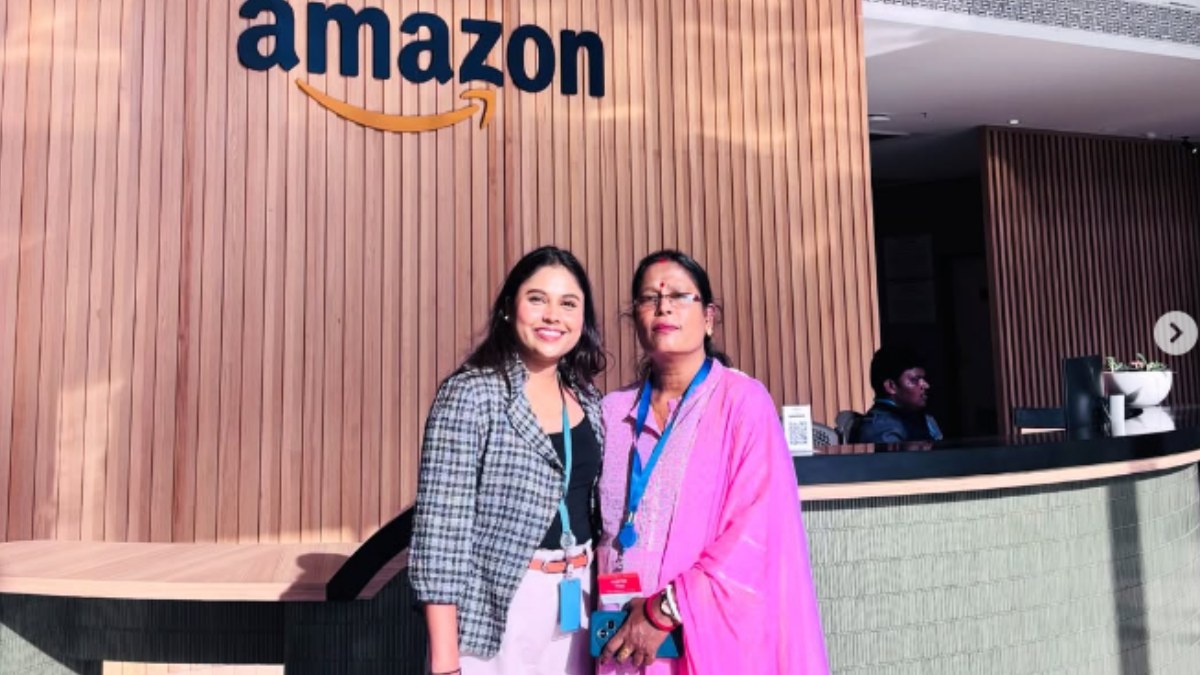 Bengaluru Woman Takes Her Mother to Amazon Office, Heartwarming Video Wins Hearts Online | Photo Credit: https://www.instagram.com/suparna.paul.20