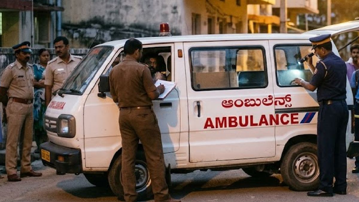 ಆಂಬುಲೆನ್ಸ್ ಮೂಲಕ ಡ್ರ*ಗ್ಸ್ ಮಾರಾಟ ನಡೆದಿರುವ ಆರೋಪದ ಪ್ರಕರಣ | Photo Credit: AI