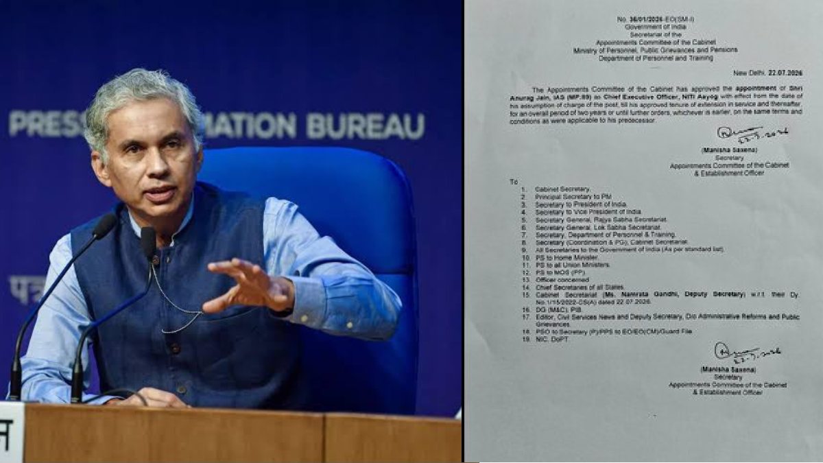 Anurag Jain IAS officer | Photo Credit: https://x.com/DDNewslive
