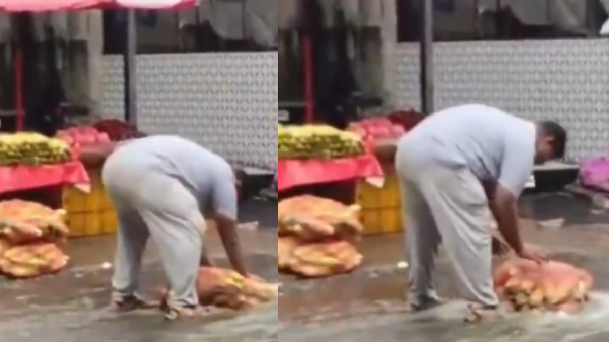 ರಸ್ತೆಬದಿಯ ಚರಂಡಿ ನೀರಿನಲ್ಲಿ ಜೋಳದ ಮಡಿಲು? ಆಹಾರದ ನೈರ್ಮಲ್ಯದ ಬಗ್ಗೆ ಆತಂಕ ಮೂಡಿಸಿದ ವೈರಲ್ ವಿಡಿಯೋ!!