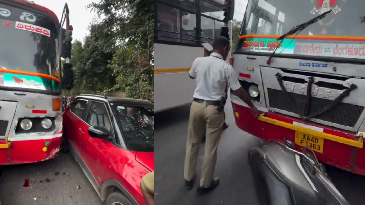 ಬೆಂಗಳೂರಿನಲ್ಲಿ ಮತ್ತೊಂದು ಕೆಎಸ್‌ಆರ್‌ಟಿಸಿ ಬಸ್ ಅಪಘಾತ - ಹೆಚ್ಚುತ್ತಿರುವ ಘಟನೆಗಳ ಬಗ್ಗೆ ಆತಂಕ!!