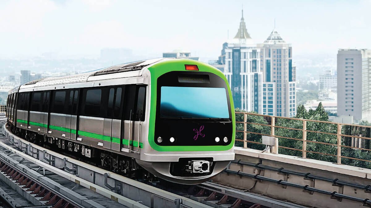 New Bengaluru Metro DTG train at station platform | Photo Credit: https://www.bmrc.co.in/