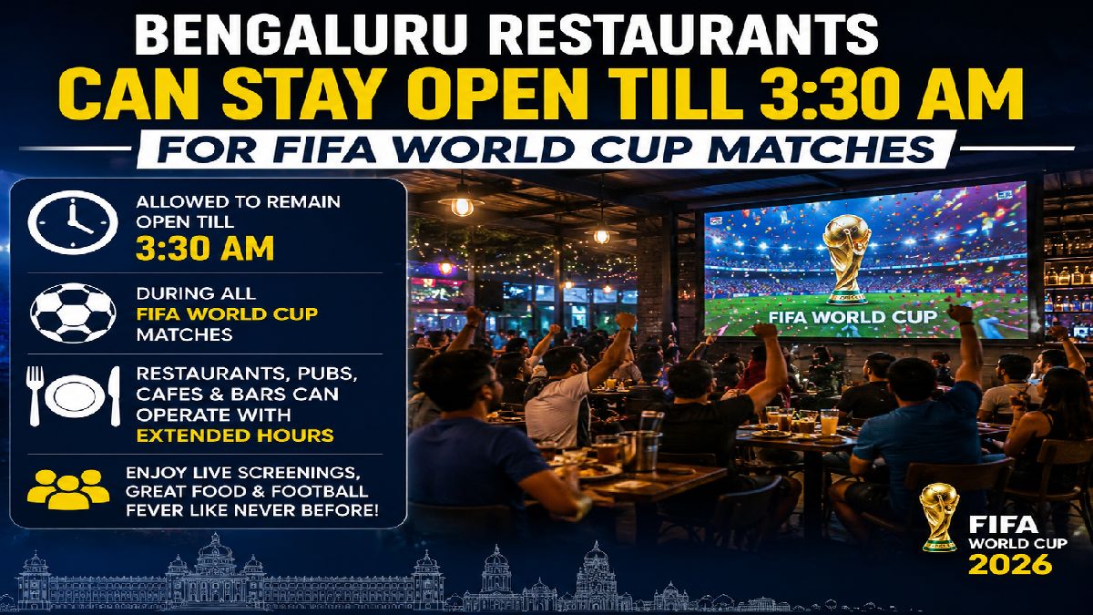 Bengaluru Restaurants Can Remain Open Till 3:30 AM During FIFA World Cup Matches