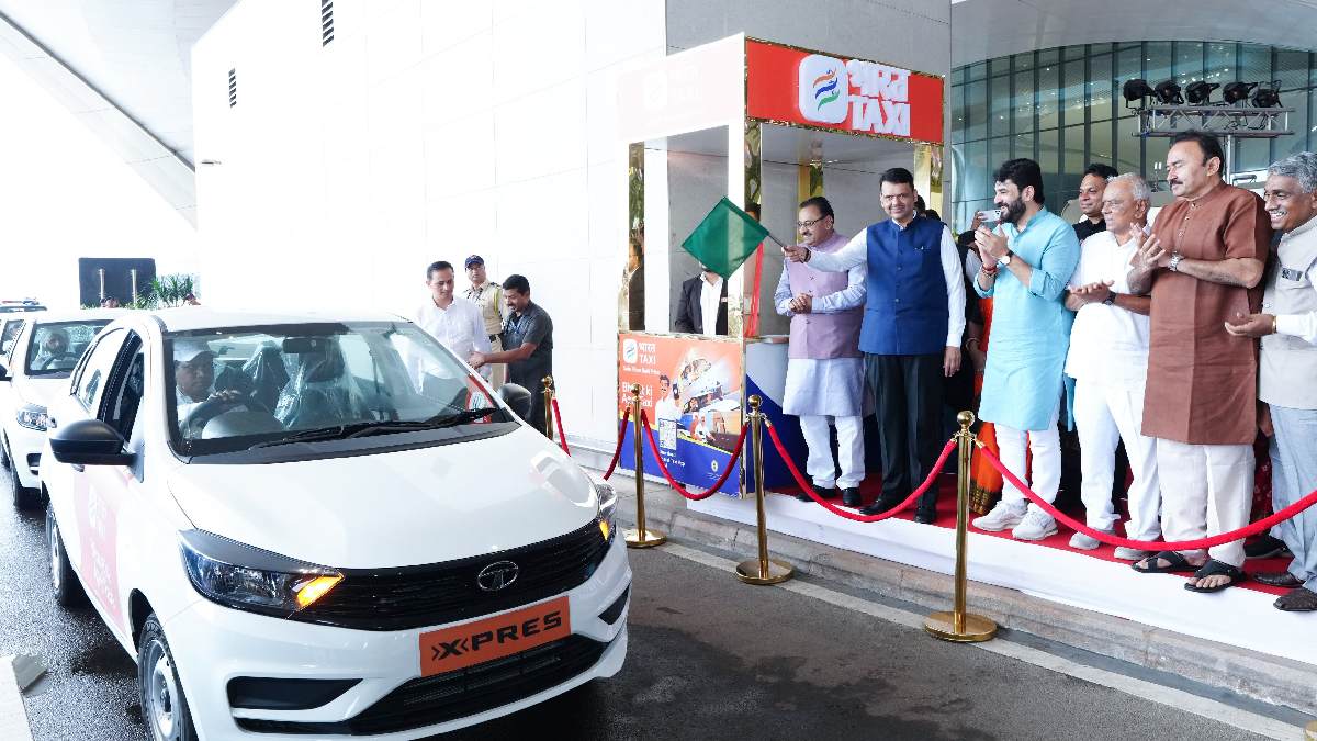 BHARAT TAXI Takes Off: Maharashtra Unveils Driver-Friendly Ride Service at Navi Mumbai Airport