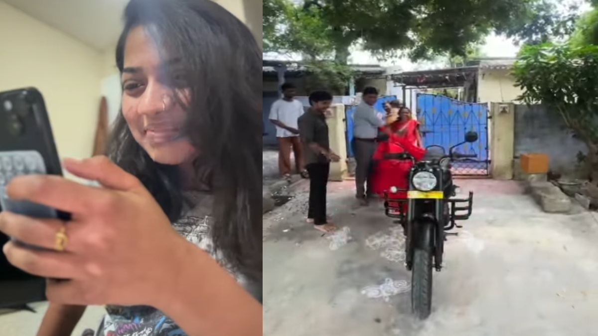 Daughter Surprises Father With New Motorcycle on His 50th Birthday, Heartwarming Video Goes Viral