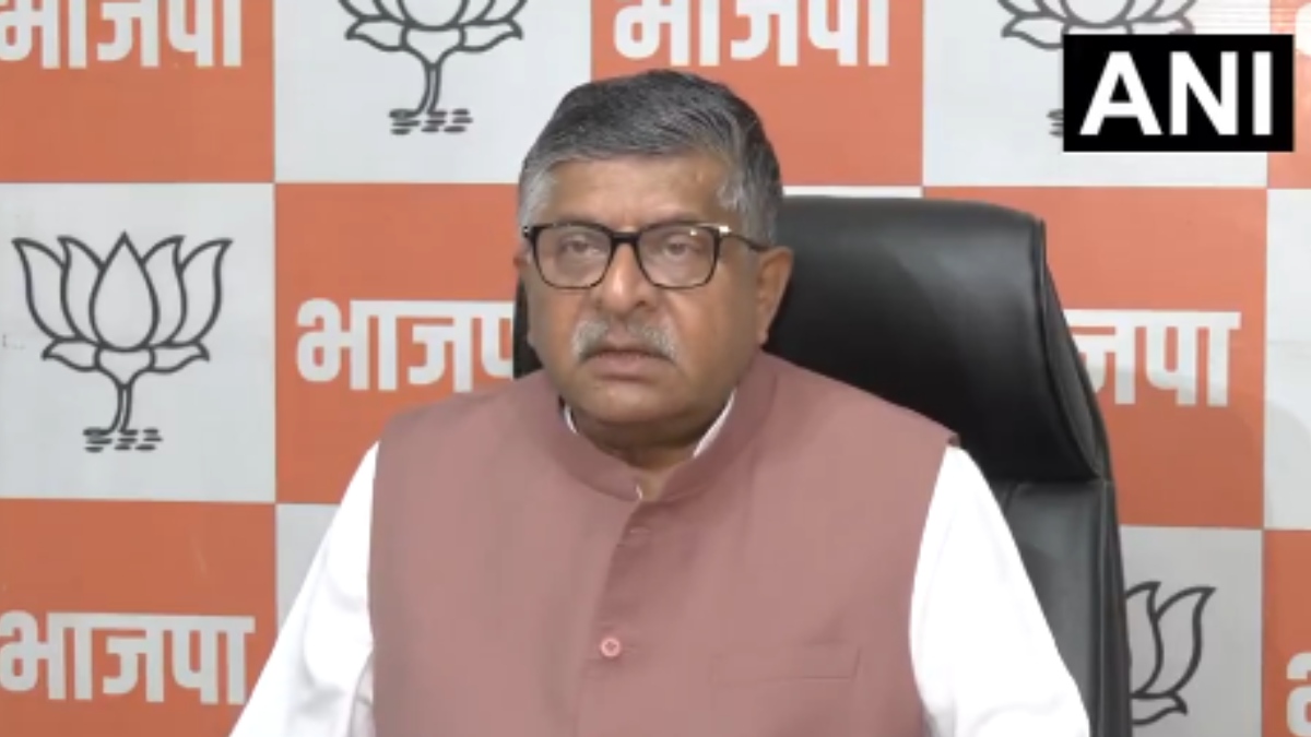 Ravi Shankar Prasad Criticises Rahul Gandhi Over Protest Near PM’s Residence, Calls It ‘Shameful’ | Photo Credit: https://x.com/ANI
