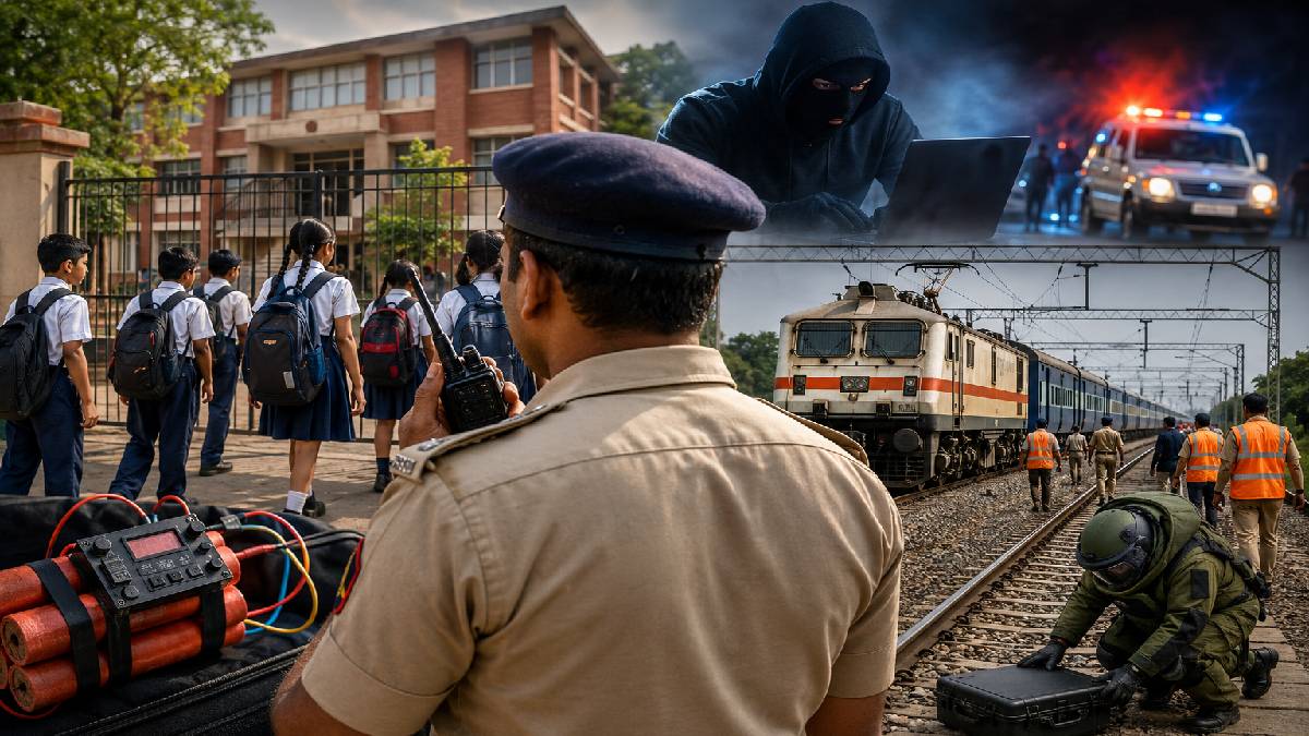 Bomb Threats Sent to Chandigarh Schools, Haryana CM Nayab Saini and Ambala-Delhi Rail Track