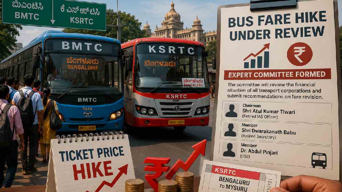Karnataka Forms Panel to Review BMTC, KSRTC Bus Fare Hike | Photo Credit: AI